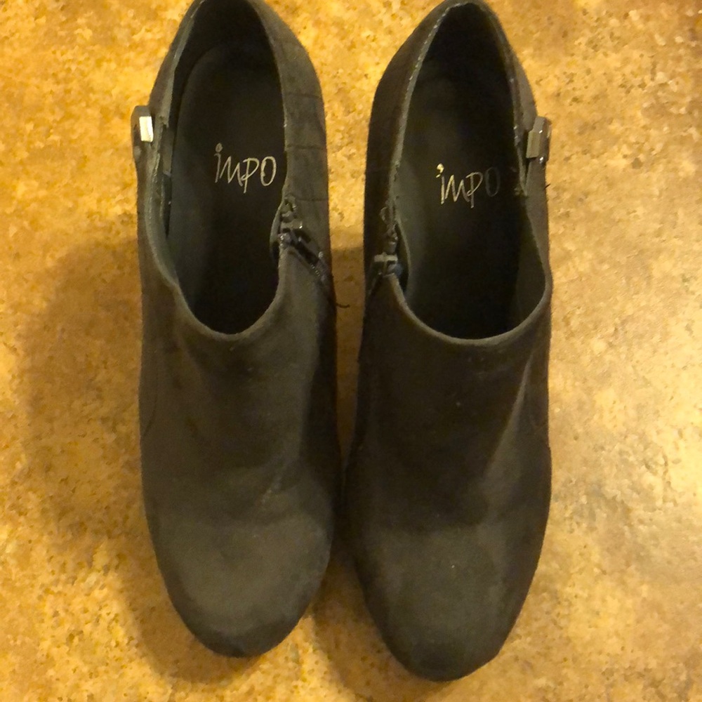 Dark Brown Booties with Stilleto Heel